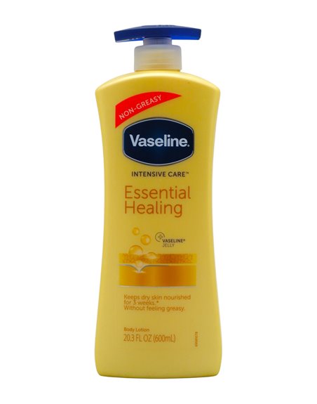 33714 - Vaseline Essential Healing - 600ml. (Case of 12) - Box:  - Loc: J1