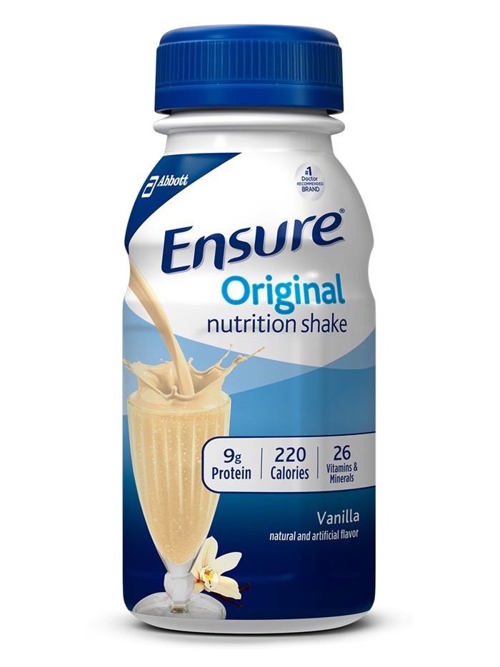 11048 - Ensure Vanilla, 8 fl. oz. - (Case of 24) - Box:  - Loc: F1