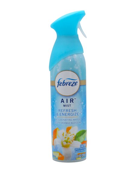 33741 - Febreze Air Spray. Refresh & Energize (Orange Blossom) - 8.8oz. (Case of 6) - Box:  - Loc: I7