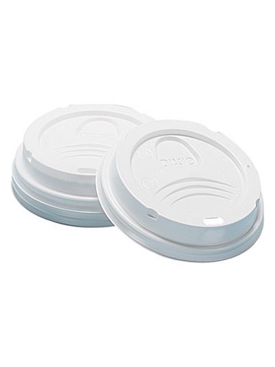 11129 - Hot Cup White Fold Back Plastic  Lids , 16HL - 1000ct - Box:  - Loc: Q4