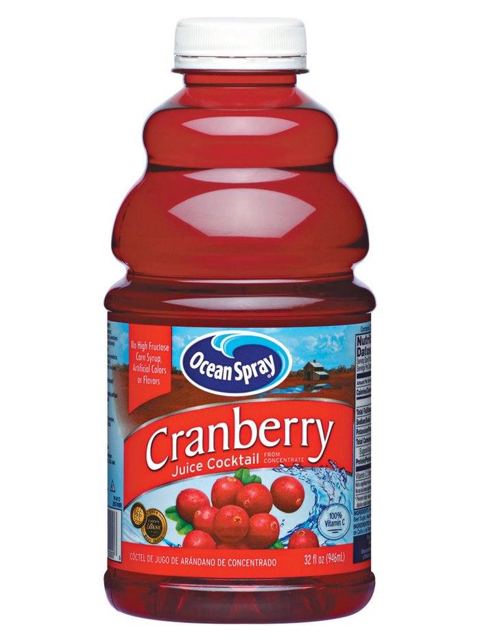 11140 - Ocean Spray Cranberry Juice - 32 fl. oz. (12 Pack) - Box:  - Loc: F13