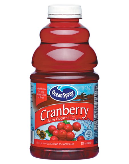 11140 - Ocean Spray Cranberry Juice - 32 fl. oz. (12 Pack) - Box:  - Loc: F13