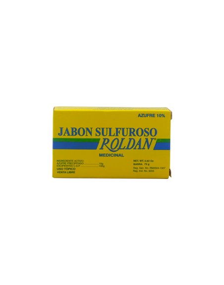 33809 - Roldan Sulfuroso Soap - 75g - Box:  - Loc: 