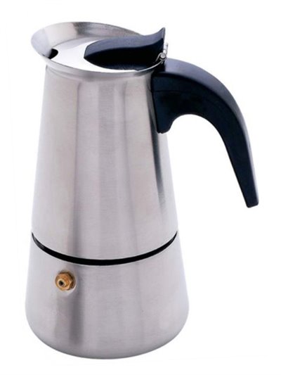 11222 - Uniware S/S Espresso Coffee Maker 4 Cups - Box:  - Loc: J11