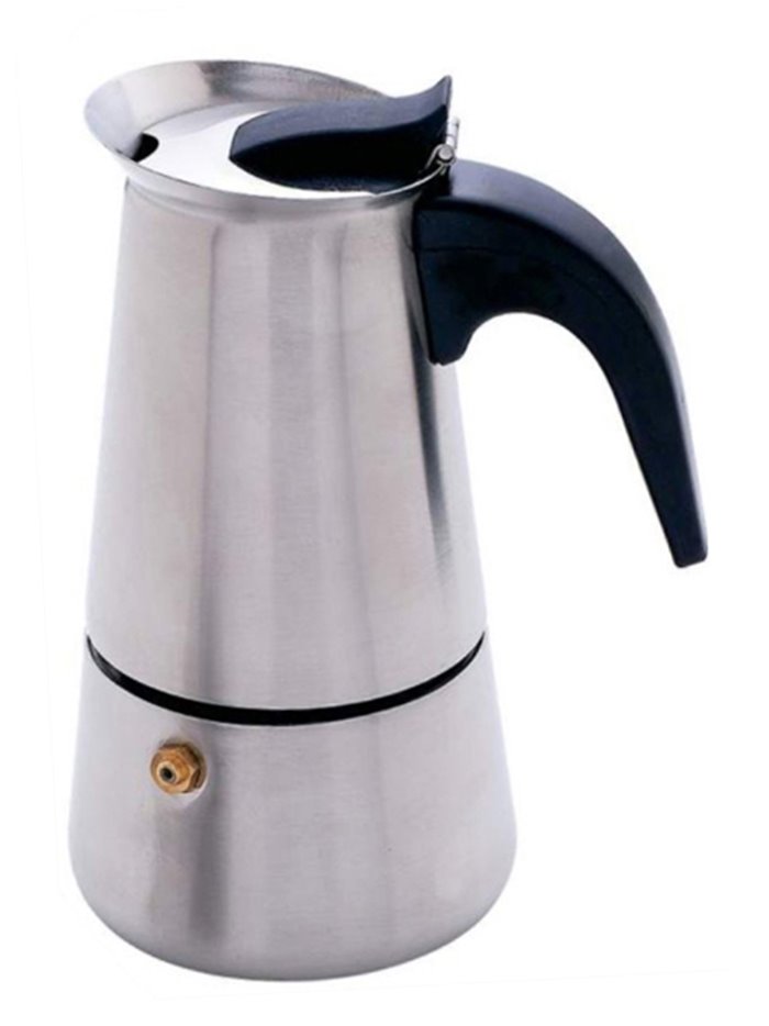 11222 - Uniware S/S Espresso Coffee Maker 4 Cups - Box:  - Loc: J11