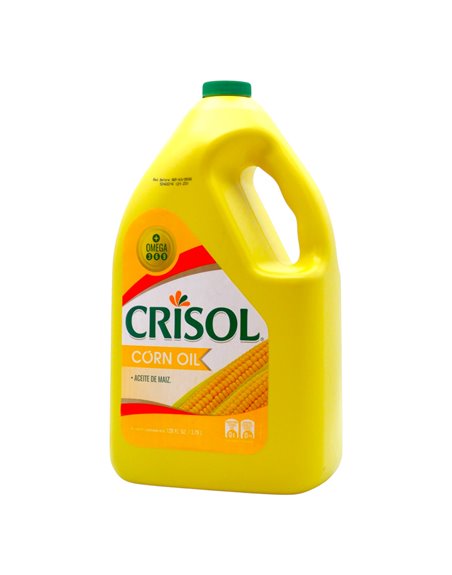 33987 - Crisol Corn Oil ( Aceite Maiz ) - 128 fl. oz. (Case of 4)  023025 - Box:  - Loc: G6