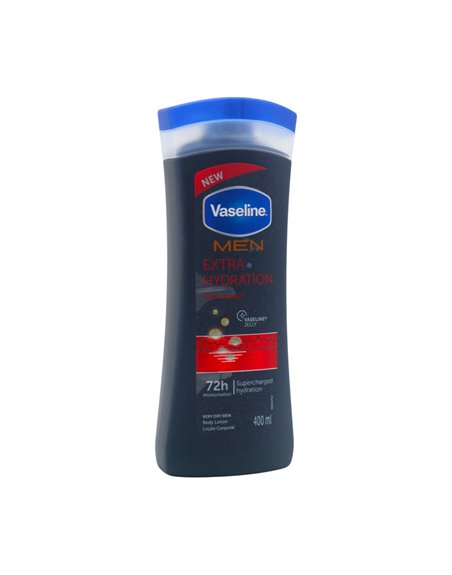 34134 - Vaseline Men Extra Hydration - 400ml - Box:  - Loc: J1