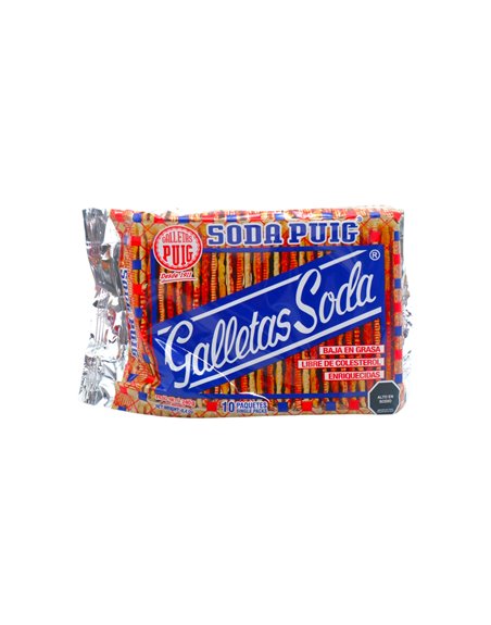 34147 - Puig Delicias Galletas De soda. 8.4oz. (Case Of 24) - Box:  - Loc: B9