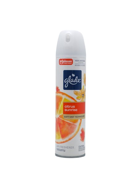 34311 - Glade Citrus Sunrise Spray. - 7.3 oz. (Case of 6) - Box:  - Loc: I5