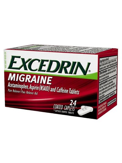 11935 - Excedrin Migraine - 24 Caps - Box:  - Loc: K1