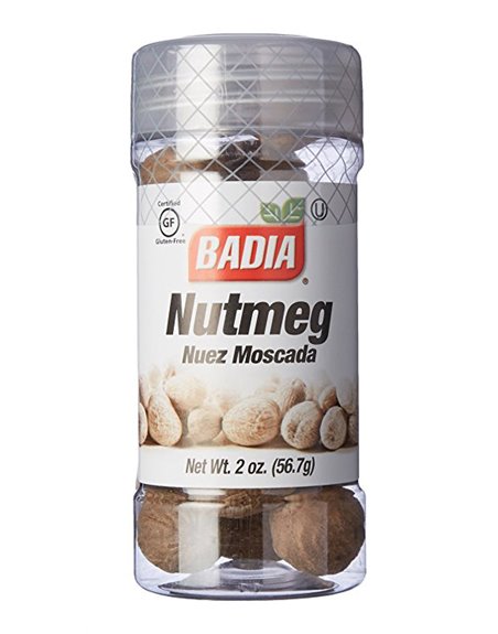 11940 - Badia Whole Nutmeg - 2 oz. (Pack of 8) - Box:  - Loc: S10
