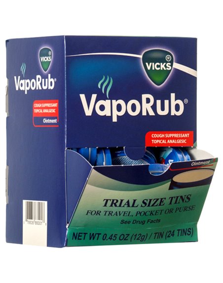 12037 - Vicks VapoRub Ointment (Latica) - 24ct/12g - Box:  - Loc: J0
