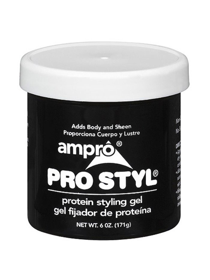 12130 - Ampro Pro Styl Gel ( Black ) - 6 oz. - Box:  - Loc: K12