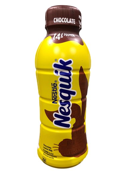 12263 - Nesquik Liquid Chocolate - 14 fl. oz. (12 Packs) - Box:  - Loc: E6