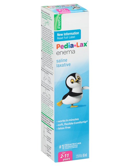 12576 - Fleet Pedia-Lax Enema, 2-11 Years - 2.25 fl. oz. - Box:  - Loc: K4