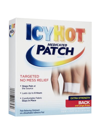 12965 - Icy Hot Medicated Patch, Back - Box:  - Loc: K1