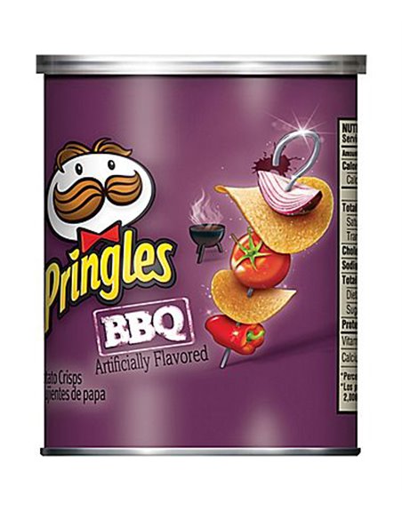 13125 - Pringles BBQ - 1.41 oz. (12 Pack) - Box:  - Loc: N5
