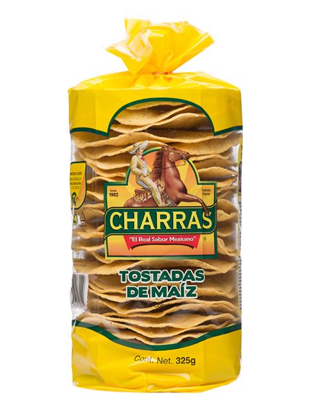 13250 - Charras Tostadas "No Return" - 11.46 oz. (Case of 15) - Box:  - Loc: N10