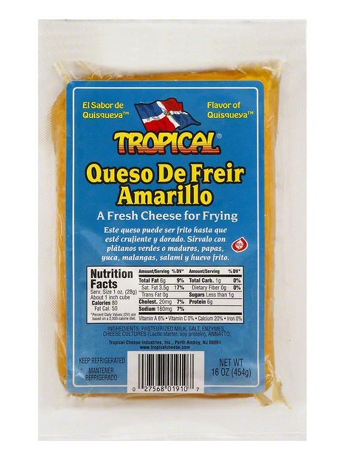 13330 - Tropical Queso de Freir ( Yellow ) - 16 oz. - Box:  - Loc: NV-7