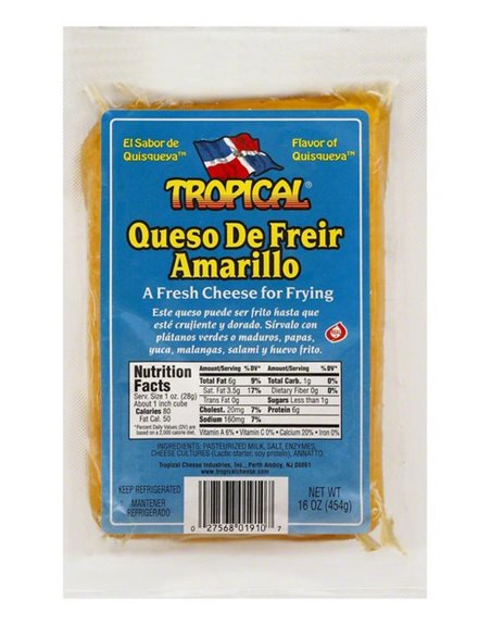 13330 - Tropical Queso de Freir ( Yellow ) - 16 oz. - Box:  - Loc: NV-7