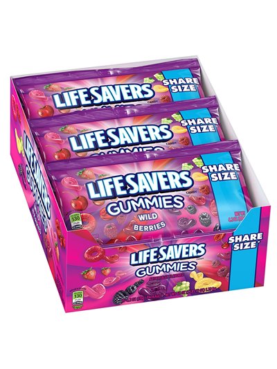 13430 - LifeSavers Gummies Wild Berry Share Size - 15ct - Box:  - Loc: L11