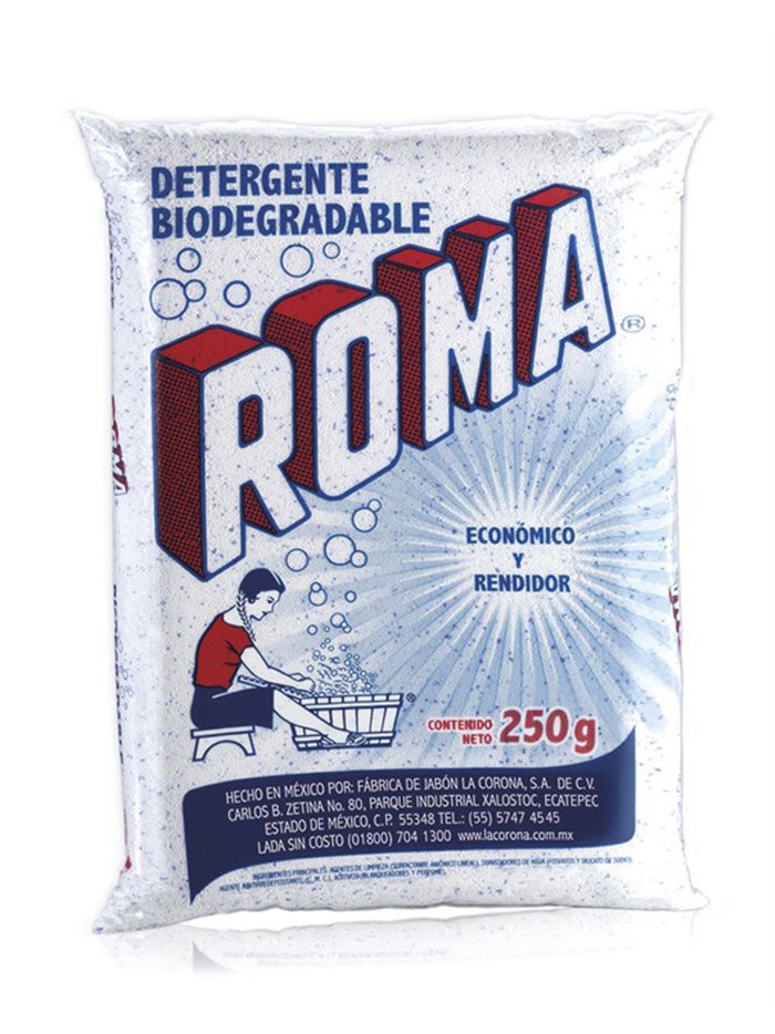 13537 - Roma Laundry Detergent - 72 Bags/ 250g - Box:  - Loc: B3