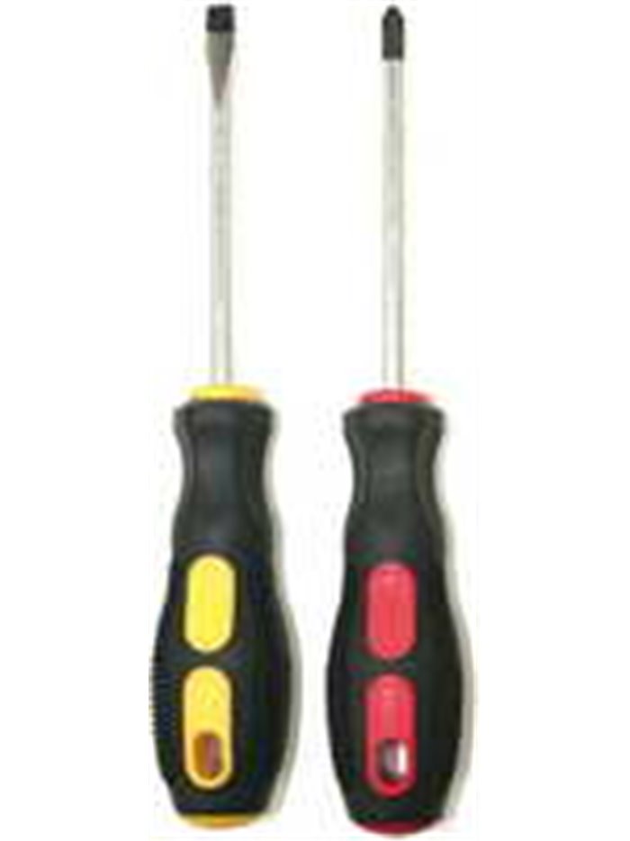 14036 - Trisonic Screwdrivers 4" - 2 Pieces ( TS-HW8874 ) - Box:  - Loc: A1