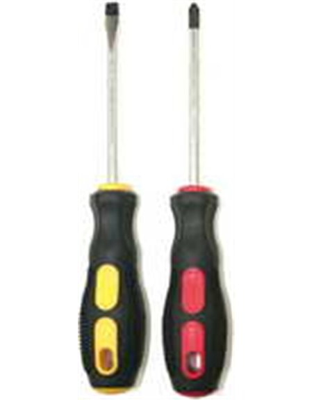 14036 - Trisonic Screwdrivers 4" - 2 Pieces ( TS-HW8874 ) - Box:  - Loc: A1