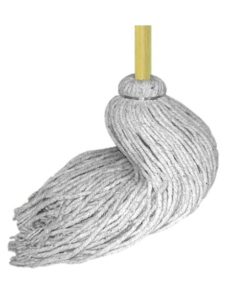 14048 - Mop W/ Wood Stick, No. 14 - Box:  - Loc: A6