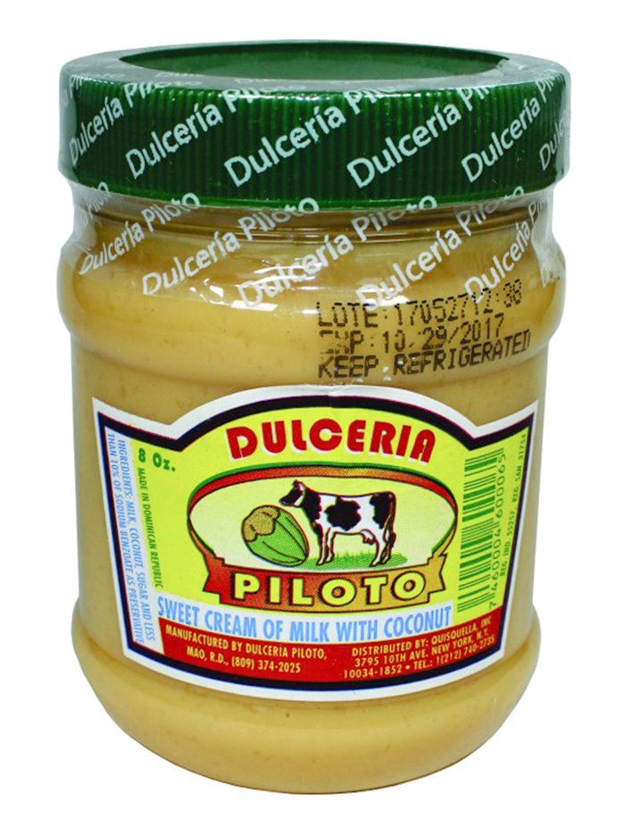 14223 - Dulceria Piloto Sweet Cream Milk W/Coconut - 8 oz. - Box:  - Loc: N1
