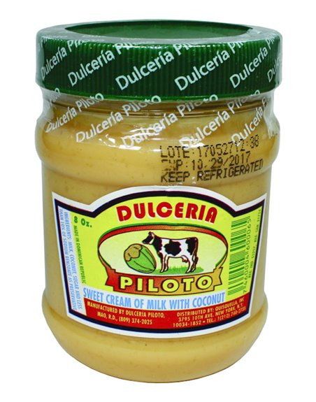 14223 - Dulceria Piloto Sweet Cream Milk W/Coconut - 8 oz. - Box:  - Loc: N1