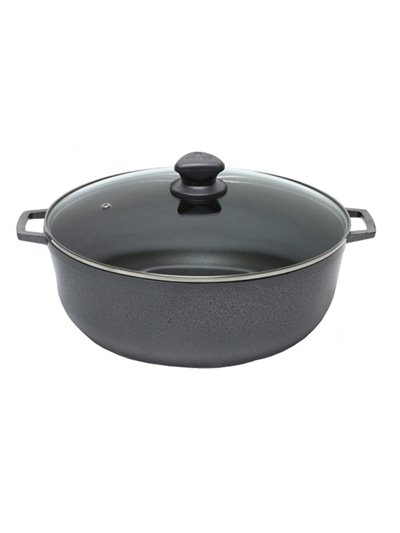 14310 - Non-Stick Stock Pot W/Glass Lid, 5 Qt. - Box:  - Loc: J11