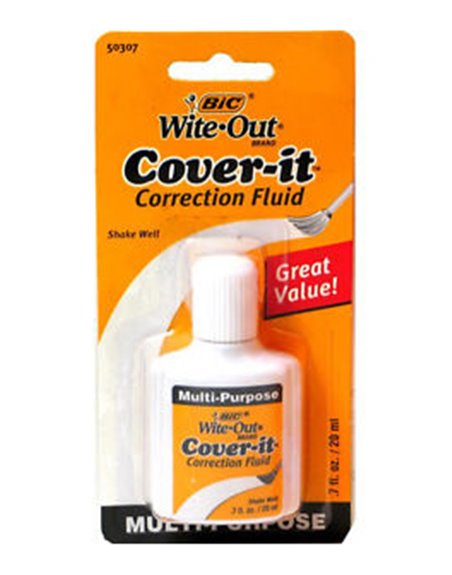 14362 - Bic Wite-Out Cover It - 6ct - Box:  - Loc: J6