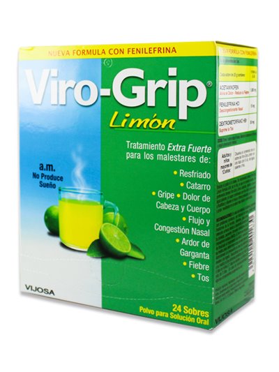 14461 - Viro-Grip Lemon Tea A.M. - 24ct - Box:  - Loc: K6