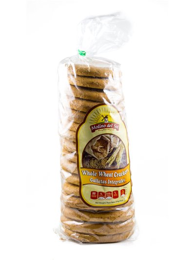 14489 - Molino Del Sol, Galletas Integrales - 9oz. (255gr). (Case of 18) - Box:  - Loc: Q3