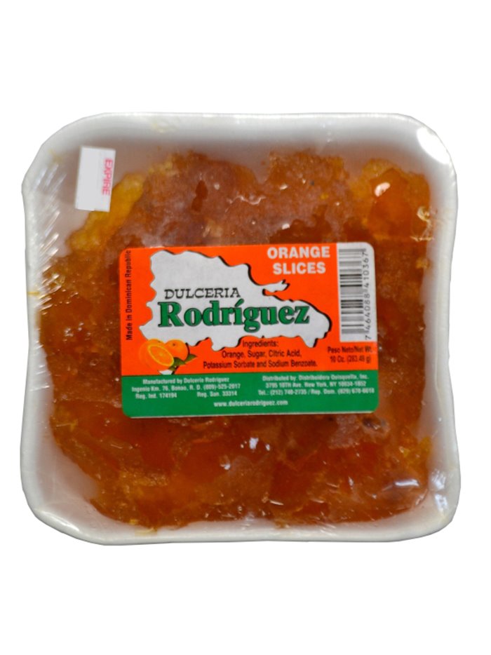 14587 - Dulceria Rodriguez Orange Slices - 10 oz. - Box:  - Loc: C.J.3