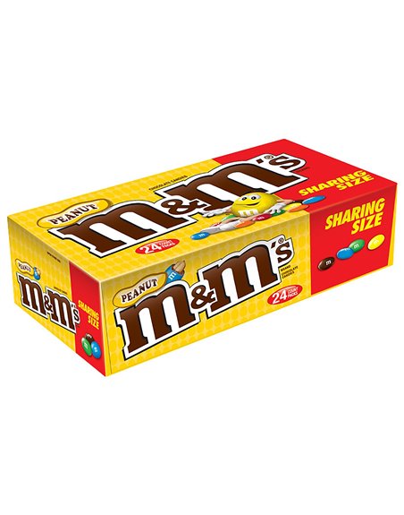 14699 - M&M's Peanut Share Size - 24ct - Box:  - Loc: M6