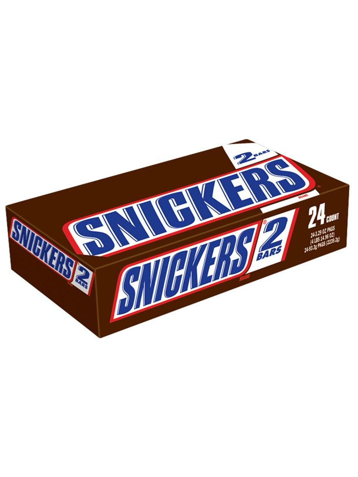 14700 - Snickers 2 Bars King Size - 24ct - Box:  - Loc: M9