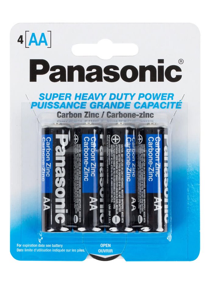 14950 - Panasonic Batteries AA - 12 Pack/4ct - Box:  - Loc: J3