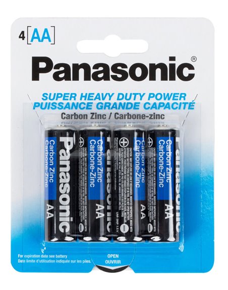 14950 - Panasonic Batteries AA - 12 Pack/4ct - Box:  - Loc: J3