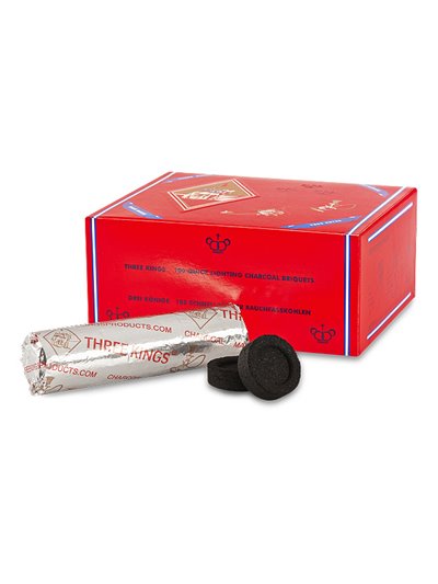 14976 - Three Kings Charcoal Big - 100 ct - Box:  - Loc: P0
