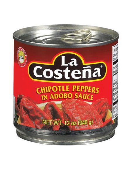 15288 - La Costeña Chipotle Peppers - 12 oz. (Pack of 12) - Box:  - Loc: H12