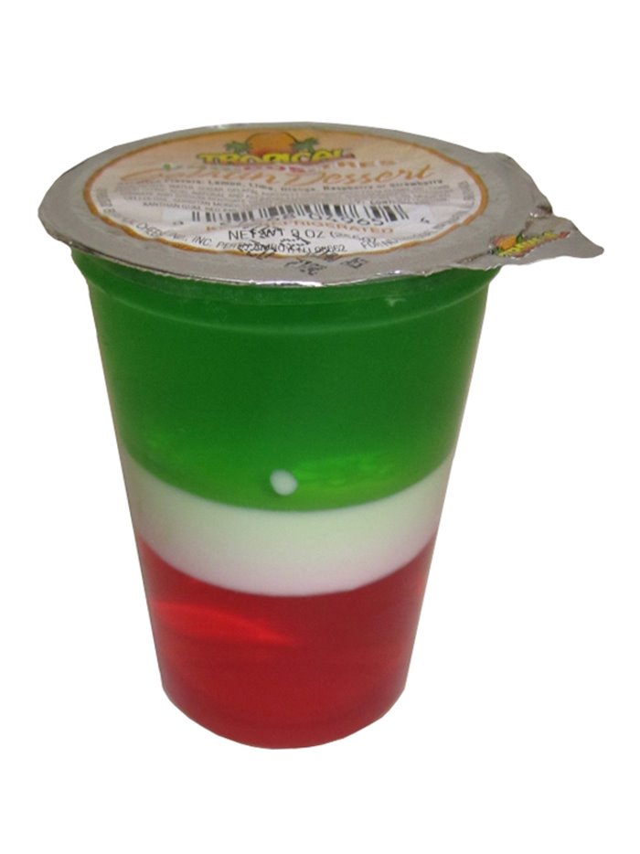 15299 - Tropical Gelatin 1-2-3 - 9 oz. (Case of 12) - Box:  - Loc: 1