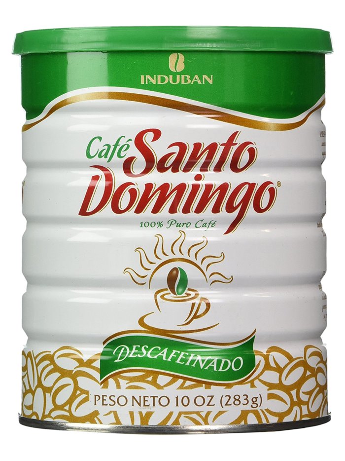 15436 - Café Santo Domingo Descafeinado - 10 oz. (12 Pack) - Box:  - Loc: G5