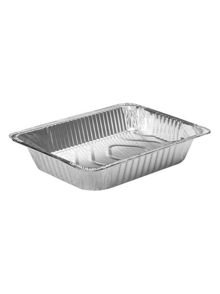 15606 - Aluminum Pan Half Size Steam Table Deep - 100ct - Box:  - Loc: N9