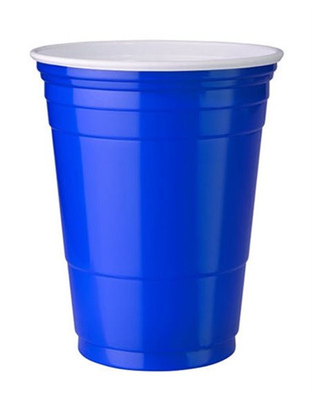13890 - Party Plastic/Magic Cup (Red & Blue), 16 oz. - 24 Pack/ 16ct - Box:  - Loc: 0