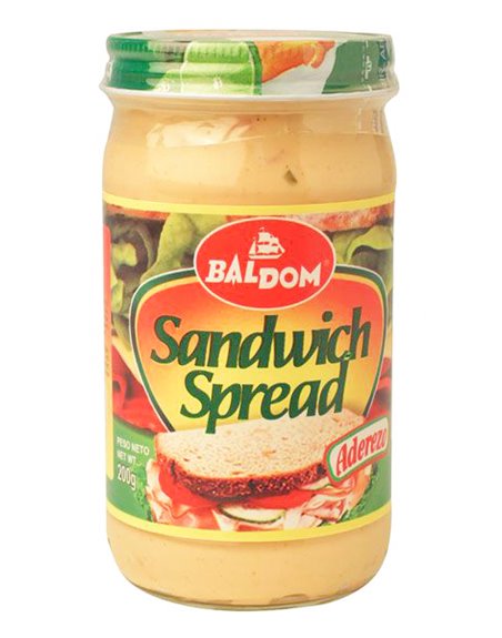 14313 - Baldom Sandwich Spread - 200gr. (Case of 24) - Box:  - Loc: H8