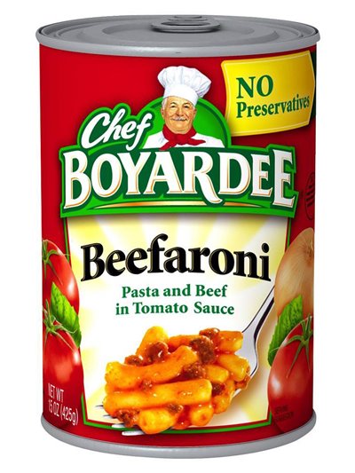 1926 - Chef Boyardee Beefaroni - 15 oz. (Pack of 24) - Box:  - Loc: H8