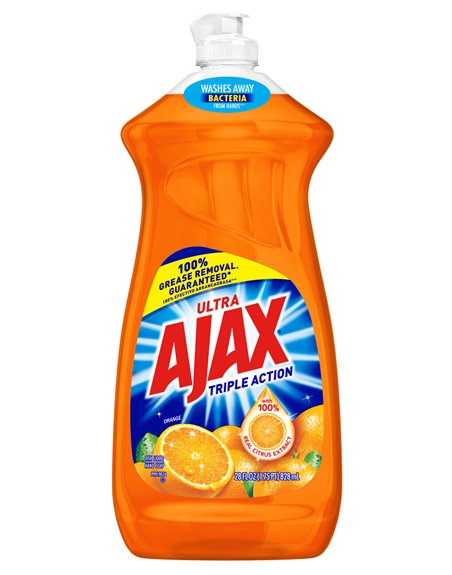 12177 - Ajax Dish Soap, Orange - 28 fl. oz. (Case of 9) - Box:  - Loc: H5