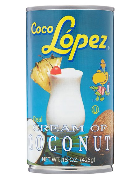 10333 - Coco Lopez Coconut Cream - 15 oz. (24 Packs) - Box:  - Loc: G13